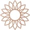 Ekena Millwork Daisy Wood Fretwork Pierced Ceiling Medallion, Cherry, 28"OD x 9 3/4"ID x 1/4"T CMWP28X28X0250DACH - alternate 3